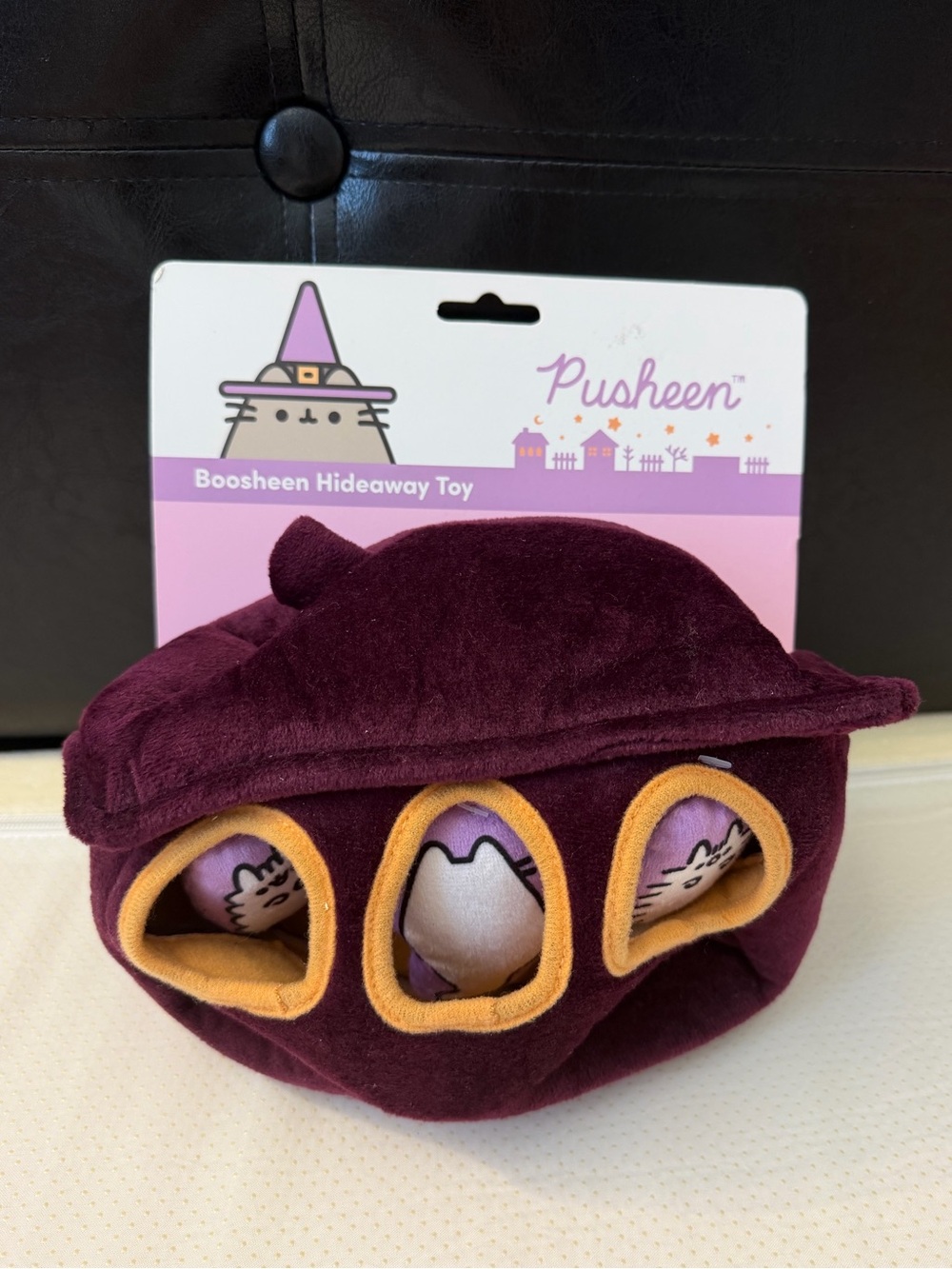 Pusheen Boosheen Hideaway Toy for Cats or Small Dogs Hide Treats